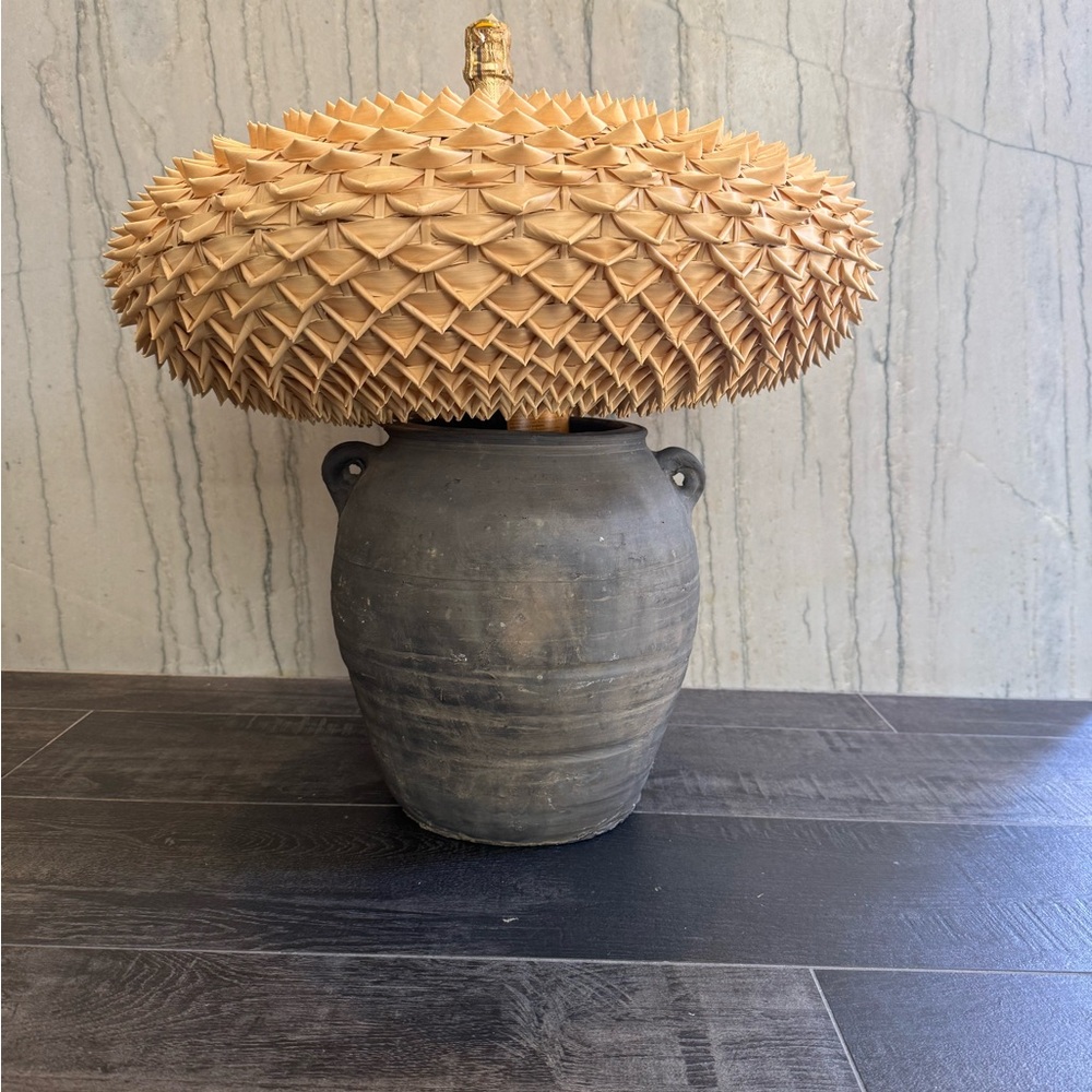 Textured Tan Dome Light/Lamp Shade (Vase NOT INCLUDED)